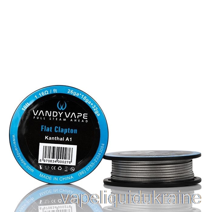 Vape Liquid Ukraine Vandy Vape Specialty Wire Spools KA1 Flat Clapton - 26GA*18GA+32GA - 10ft - 1.16ohm